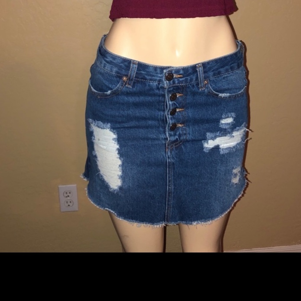 NWT Forever 21 Jean Skirt